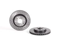 Remschijf BREMBO XTRA LINE BREMBO, Remschijftype: Geperforeerd / Geventileerd, u.a. für Renault, Dacia, Nissan, Lada - thumbnail