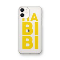 Habibi Blue: iPhone 12 mini Transparant Hoesje