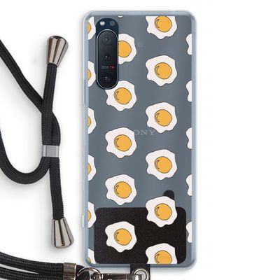 Bacon to my eggs #1: Sony Xperia 5 II Transparant Hoesje met koord