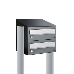 Allux Hive Set 1-Breed, 2-Hoog Met Dak Op Statief Antraciet - 40030065_1x2ds
