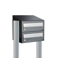 Allux Hive Set 1-Breed, 2-Hoog Met Dak Op Statief Antraciet - 40030065_1x2ds