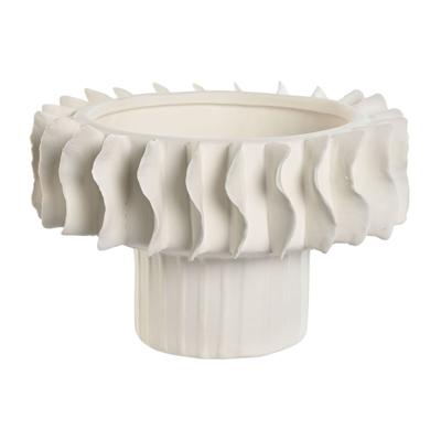 Tafeldecoratie Home ESPRIT Wit Golven Modern 22 x 22 x 14 cm