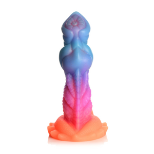 XR Brands Aqua Cock - Glow-in-the-Dark Silicone Dildo