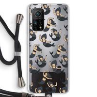 Zeemeermin: Xiaomi Mi 10T 5G Transparant Hoesje met koord