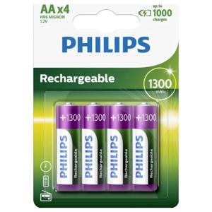 Philips HR6 Oplaadbare AA batterij (penlite) NiMH 1300 mAh 1.2 V 4 stuk(s)