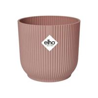 ELHO Vibes Fold Vaso da fiori rotondo Wheels 35 - Rosa - Ø 35 x H 32 cm - interno - 100% riciclato