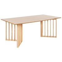 Beliani - LEANDRA - Eettafel - Lichtbruin - MDF