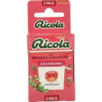 Ricola Cranberry suikervrij 2 stuks