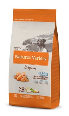 Natures Variety original adult mini salmon no grain