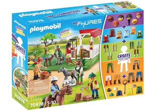 PLAYMOBIL Figures - My Figures: Paardenranch constructiespeelgoed 70978