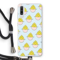 Citroenen: Samsung Galaxy A70 Transparant Hoesje met koord