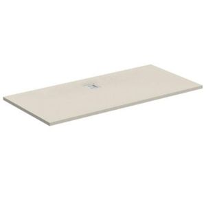 Ideal Standard Ultraflat Solid douchebak rechthoekig 200x100x3cm zandbeige K8327FT