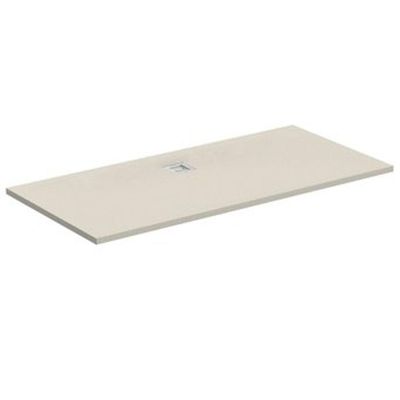 Ideal Standard Ultraflat Solid douchebak rechthoekig 200x100x3cm zandbeige K8327FT