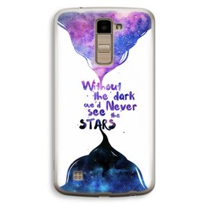 Stars quote: LG K10 (2016) Transparant Hoesje