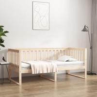 Slaapbank zonder matras 100x200 cm massief grenenhout