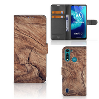 Motorola G8 Power Lite Book Style Case Tree Trunk