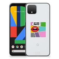 Google Pixel 4 | Sillicone Back Cover | Popart Princess