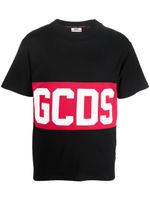 GCDS t-shirt à logo imprimé - Noir