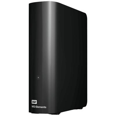 Western Digital Elements Desktop 22 TB Externe harde schijf (3,5 inch) USB-A 3.2 Gen 1 Zwart WDBWLG0220HBK-EESN