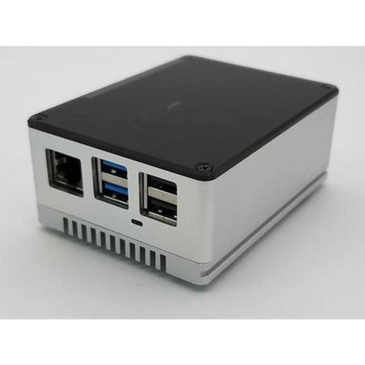 Radxa RockPi_GH_PROLP_SV SBC-behuizing Geschikt voor serie: Rock Pi Incl. passieve koeler Zilver