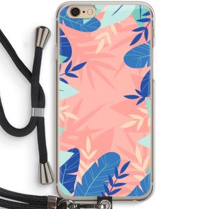 Tropisch: iPhone 6 / 6S Transparant Hoesje met koord