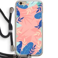 Tropisch: iPhone 6 / 6S Transparant Hoesje met koord