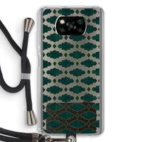 Moroccan tiles: Xiaomi Poco X3 NFC Transparant Hoesje met koord