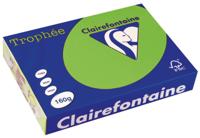 Clairefontaine Trophée Intens, gekleurd papier, A4, 160 g, 250 vel, grasgroen Clairefontaine Trophée Intens, gekleurd papier, A4, 160 g, 250 vel, grasgroen