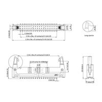 econ connect EH2S10GB1 Male connector Met vergrendelings hefboom lang Rastermaat: 2.54 mm Totaal aantal polen: 10 Aantal rijen: 2 1 stuk(s) Tray