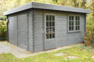 Woodpro Garage Goy 350x350 cm- Plat dak- Hout- Woodpro