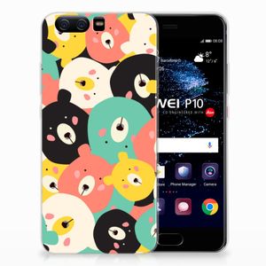 Huawei P10 Telefoonhoesje met Naam Bears