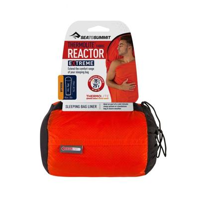 Sea To Summit Reactor Extreme Volwassene Mummie slaapzak Fiber Zwart