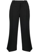 KHAITE pantalon de tailleur Melie à coupe courte - Noir