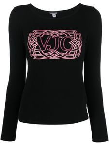 Versace Pre-Owned t-shirt à logo imprimé (années 2000) - Noir