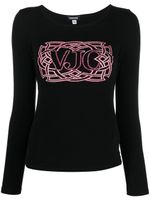 Versace Pre-Owned t-shirt à logo imprimé (années 2000) - Noir