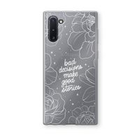 Good stories: Samsung Galaxy Note 10 Transparant Hoesje