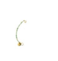 Solid Gold Tussenstuk Armband Edelsteen 4mm Kwarts Groen