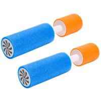 Waterpistool van foam 15 cm - 2x - waterspuiten kleine model - spuit 7 meter ver