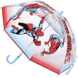 Marvel Spiderman kinderparaplu - transparant - D71 cm - Paraplu's