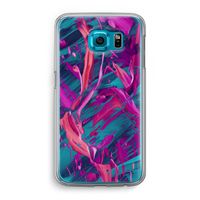 Pink Clouds: Samsung Galaxy S6 Transparant Hoesje