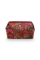 Pip Studio Pip Studio Cooper Cosmetic Purse Extra Large Querida Velvet Red 30x13.8x20.7cm