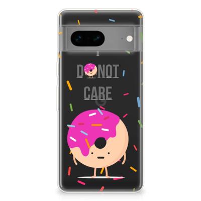 Google Pixel 7 | Siliconen Case | Donut Roze
