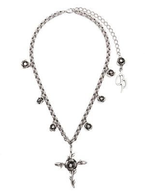 Blumarine collier à fini poli - Argent