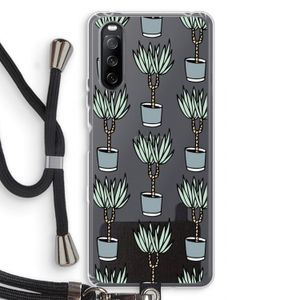 Boompje: Sony Sony Xperia 10 III Transparant Hoesje met koord