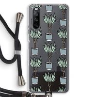 Boompje: Sony Sony Xperia 10 III Transparant Hoesje met koord
