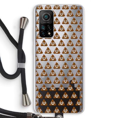 Poop emoji: Xiaomi Mi 10T 5G Transparant Hoesje met koord