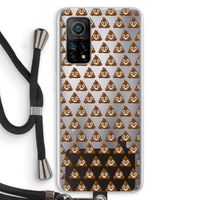 Poop emoji: Xiaomi Mi 10T 5G Transparant Hoesje met koord