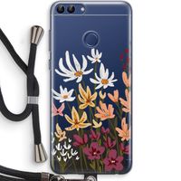 Painted wildflowers: Huawei P Smart (2018) Transparant Hoesje met koord