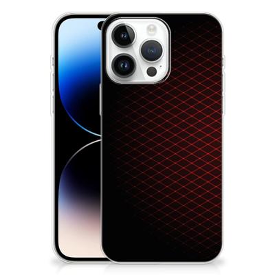 iPhone 14 Pro Max | TPU bumper | Geruit Rood