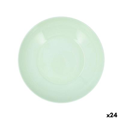 Diep bord Luminarc Apy Paradise Groen Glas Ø 20 cm (24 Stuks)